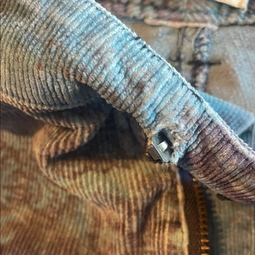 St. John's Bay Blue and Purple Straight Leg Jeans - Picture 7 of 7